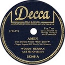 Amen, Decca 18346, Woody Herman and His Orchestra: original record label