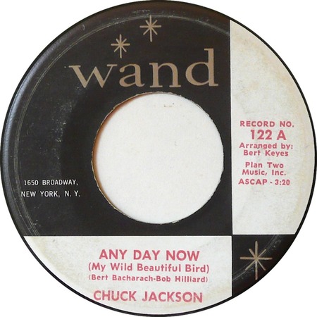 Any Day Now, Wand 122, Chuck Jackson: original record label