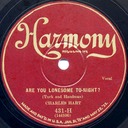 Are You Lonesome Tonight, Harmony 431-H, Charles Hart: original record label