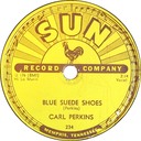 Blue Suede Shoes 78rpm, Sun 234, Carl Perkins: original record label