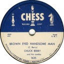 Brown Eyed Handsome Man 78 rpm, Chess 1635, Chuck Berry: original record label