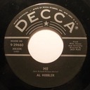 He 45 rpm, Decca 9-29660, Al Hibbler: original record label