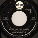 Here We Go Again, ABC Records 10938, Ray Charles: original record label