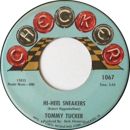 High Heel Sneakers, Checker 1067, Tommy Tucker: original record label