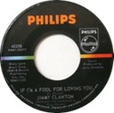 If I’m A Fool For Loving You, Jimmy Clanton, Philips 40208: original record label