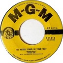 I'll Never Stand In Your Way, Ernie Lee, MGM K11613: original record label