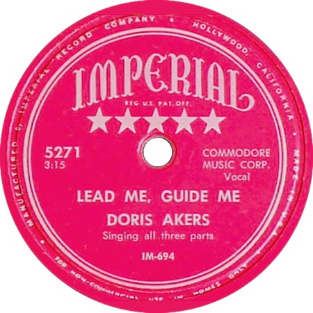 Lead Me, Guide Me, Doris Akers, Imperial 5271: original recording label
