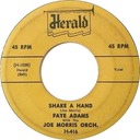 Shake A Hand, Faye Adams, Herald H-416: original recording label