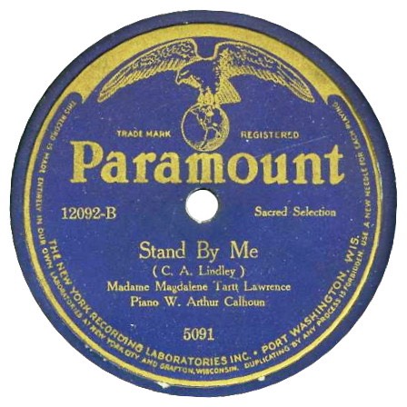 Stand By Me; Madame Magdalene Tartt; Paramount 5091; original recording label