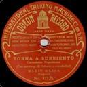 Surrender (as Torna a Surriento), Mario Massa, Odeon Records 37125: original recording label