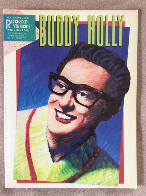 Cover of Buddy Holly sheet music Hal Leonard