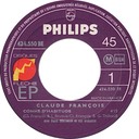 My Way (as Comme d'Habitude); Claude François; Philips 424.550 BE; original recording label