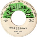 Crying In The Chapel 45 rpm, Valley 105, Darrell Glenn: original record label