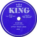 Fever 78 rpm, King 4935, Little Willie John: original record label