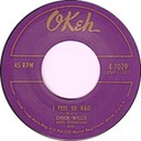 I Feel So Bad, Okeh 4-7029, Chuck Willis, original record label