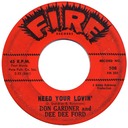 I Need Your Loving, Don Gardner and Dee Dee Ford, Fire 508: original record label