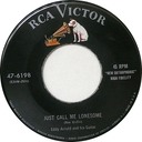 Just Call Me Lonesome, Eddy Arnold, RCA Victor 47-6198: original record label