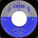 Long Live Rock And Roll (as School Day, Ring! Ring! Goes The Bell), Chuck Berry, Chess 1653: original recording label