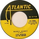 Money Honey, Clyde McPhatter and The Drifters, Atlantic 45-1006: original recording label