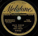 Old Shep, Red Foley, Melotone 6-03-53: original recording label