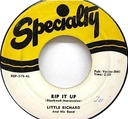 Rip It Up, Little Richard, Specialty XSP-579: original recording label