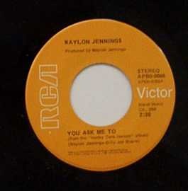 You Ask Me To, Waylon Jennings, RCA Victor APBO-0086: original recording label