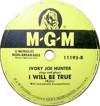 My Wish Came True, Ivory Joe Hunter, recorded by Elvis  Presley