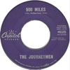 Original Recording Label of 500 Miles by The Journeymen