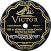 Original Recording Label of All&#225; En El Rancho Grande by Cantantes de la Orquesta Típica Mexicana