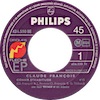 Original Recording Label of My Way by Claude François