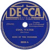 Original Recording Label of Cool Water by The Sons Of The Pioneers