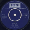 Original Recording Label of Delilah by Tom Jones (but see entry!)