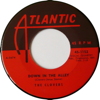 Original Recording Label of Down In The Alley by The Clovers