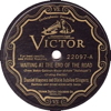Original Recording Label of End Of The Road by Daniel Haynes and Dixie Jubilee Singers