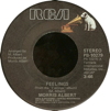 Original Recording Label of Feelings by Morris Albert