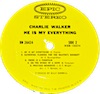 Original Recording Label of He Is My Everything by Charlie Walker