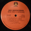 Original Recording Label of Help Me by Kris Kristofferson