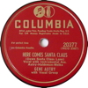 Original Recording Label of Here Comes Santa Claus by Gene Autry