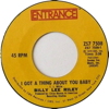 Original Recording Label of I've Got A Thing About You Baby by Billy Lee Riley