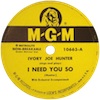 Original Recording Label of I Need You So by Ivory Joe Hunter