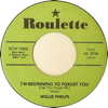 Original Recording Label of I'm Beginning To Forget You by Willie Phelps