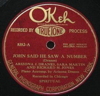 Original Recording Label of I, John by Arizona J. Dranes, Sara Martin and Richard M. Jones