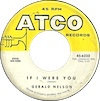 Original Recording Label of If I Were You by Gerald Nelson
