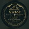 Original Recording Label of In The Garden by Rodeheaver and Asher