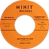 Original Recording Label of Mother-In-Law by Ernie K-Doe