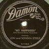 Original Recording Label of My Happiness by Jon and Sondra Steele