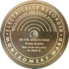 Original Recording Label of On The Jericho Road by Propes Quartet