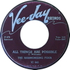 Original Recording Label of Only Believe by The Harmonizing Four