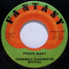 Original Recording Label of Proud Mary by Creedence Clearwater Revival
