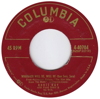 Original Recording Label of Que Sera, Sera by Doris Day
